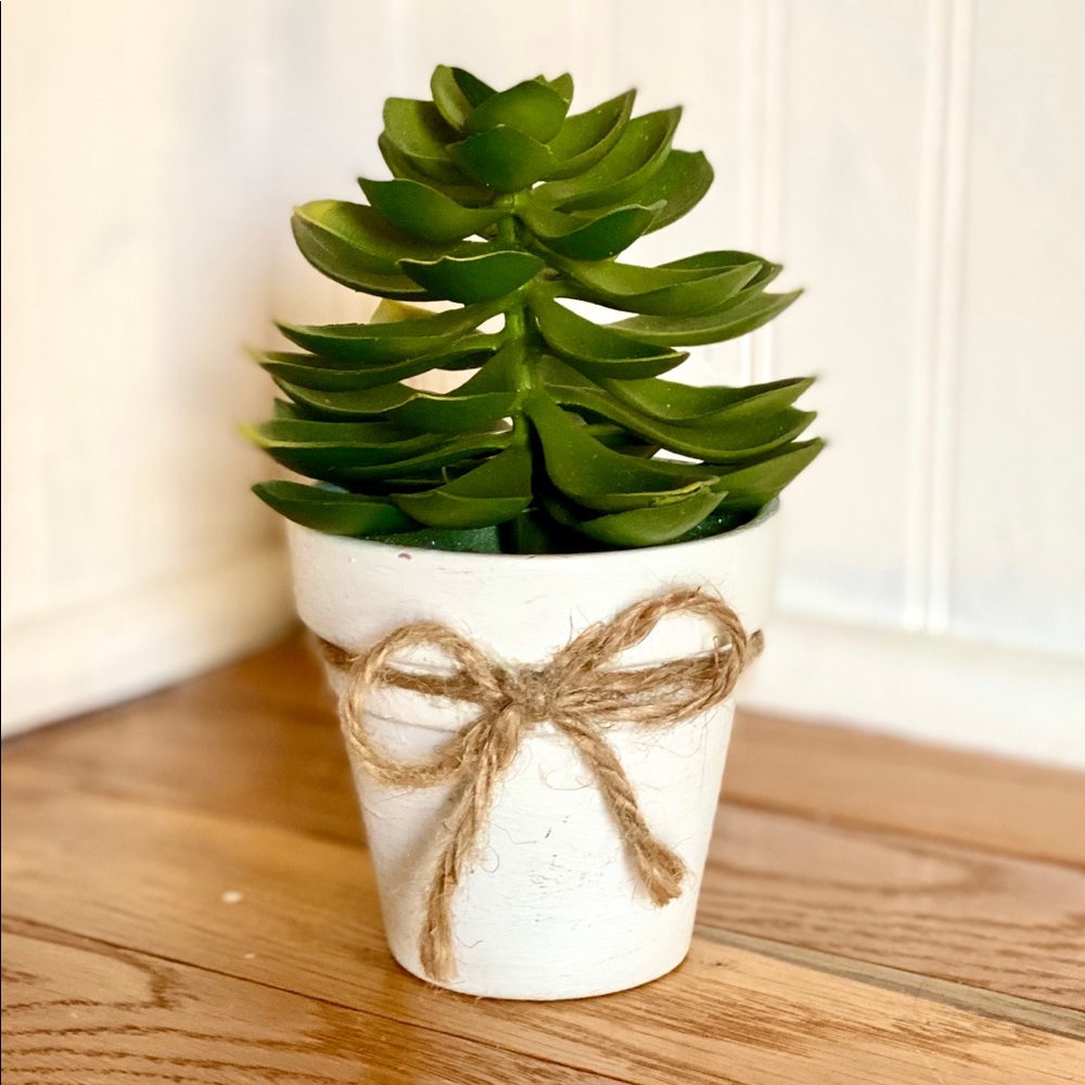 Handmade Faux Succulent Arrangement